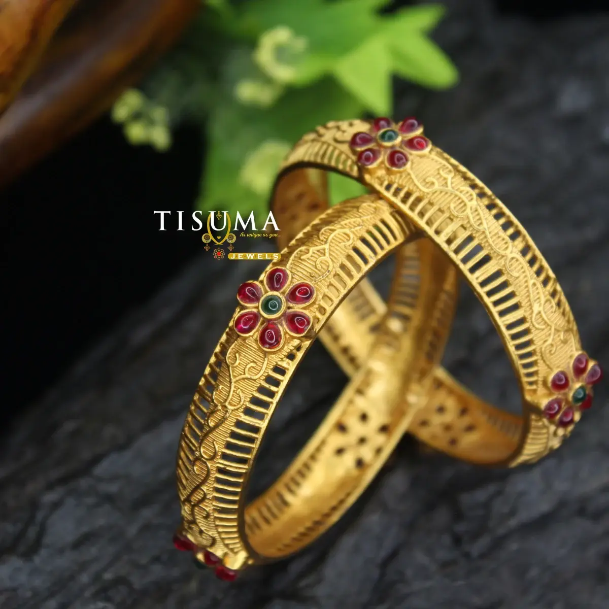 Jali Temple Bangles